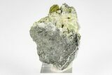 Green Titanite (Sphene), Calcite & Feldspar - Pakistan #209279-1